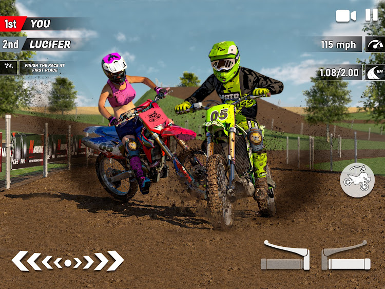 #5. Mx Dirt Bike - Motocross Games (Android) By: InfinityGames Studio