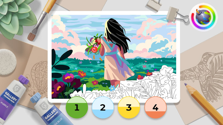 #7. Gallery: Color by number game (Android) By: Beresnev Games