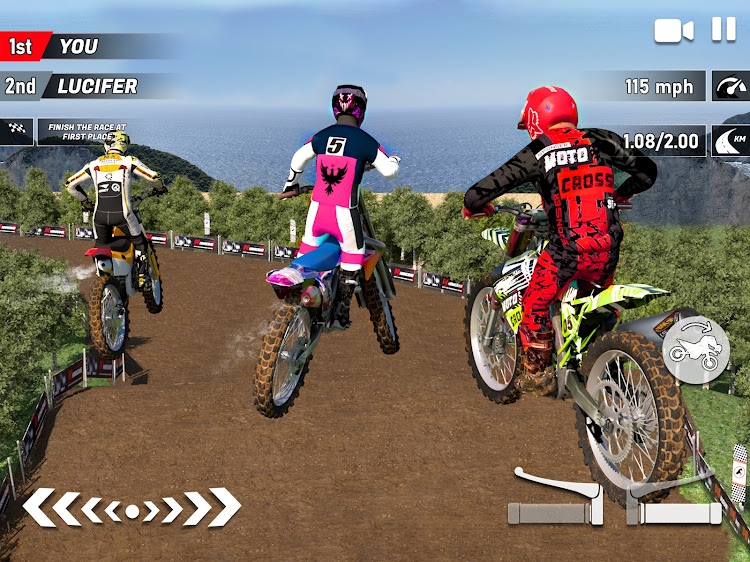 #6. Mx Dirt Bike - Motocross Games (Android) By: InfinityGames Studio