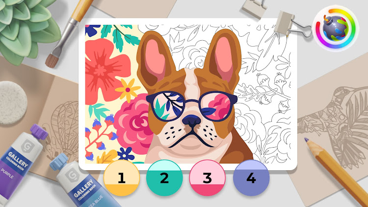 #8. Gallery: Color by number game (Android) By: Beresnev Games