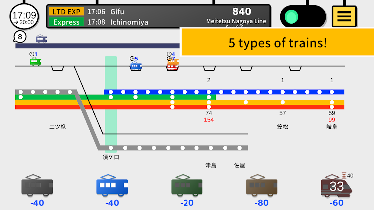 #7. Tokyo Train 4 (Android) By: MikuniRailwayGames