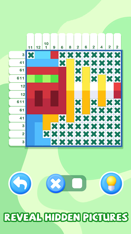 #5. Nonogram Pixel - Cross Puzzle (Android) By: QY Studio