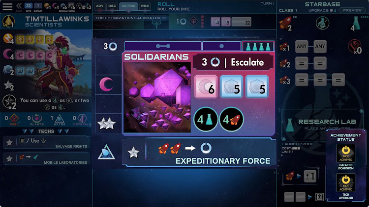 #3. One Deck Galaxy (Android) By: Handelabra Games