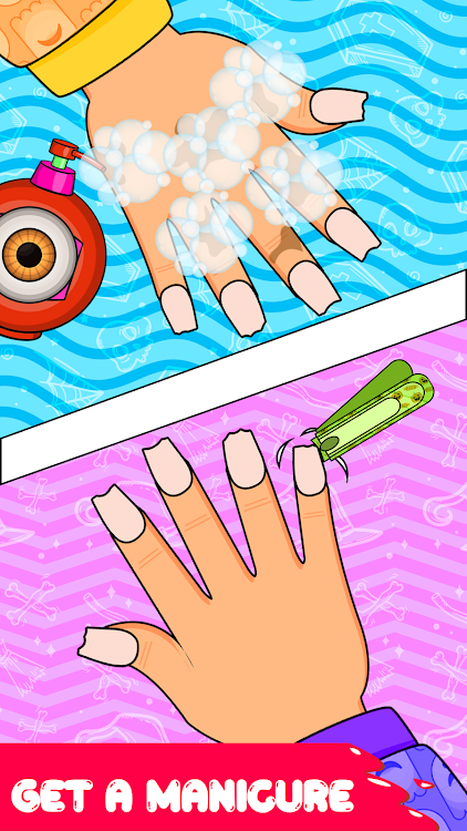 #10. Nail Art Girl Nail Salon Game (Android) By: Mobi Gamers Studio