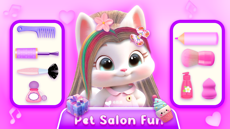 #5. Hairstylist Pet care Salon (Android) By: Red Moon Gaming Studio