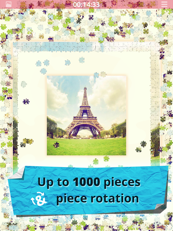 #2. Jigsaw Puzzles Real (Android) By: Rottz Games