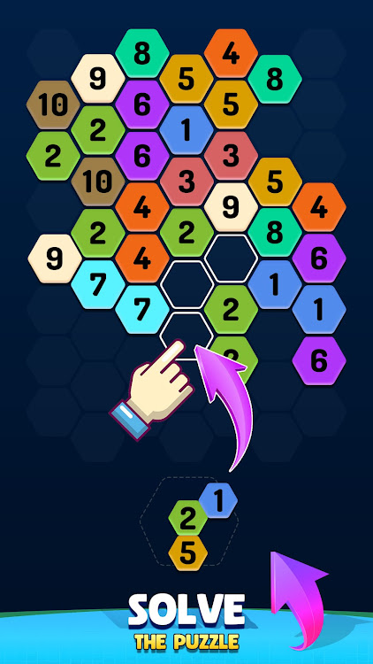 #6. Hexa Sort: 2048 Puzzle Games (Android) By: Italy Games studios