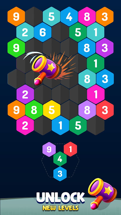 #7. Hexa Sort: 2048 Puzzle Games (Android) By: Italy Games studios