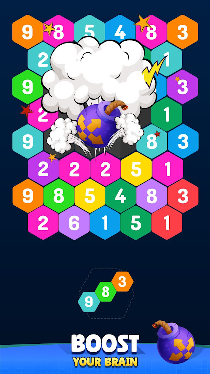 #3. Hexa Sort: 2048 Puzzle Games (Android) By: Italy Games studios