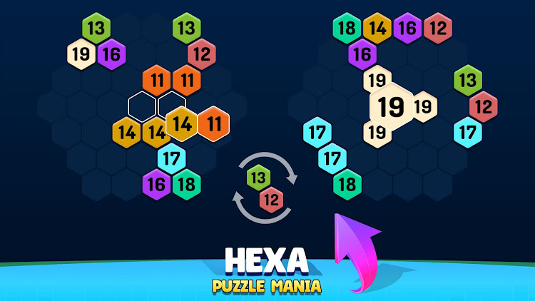 #9. Hexa Sort: 2048 Puzzle Games (Android) By: Italy Games studios