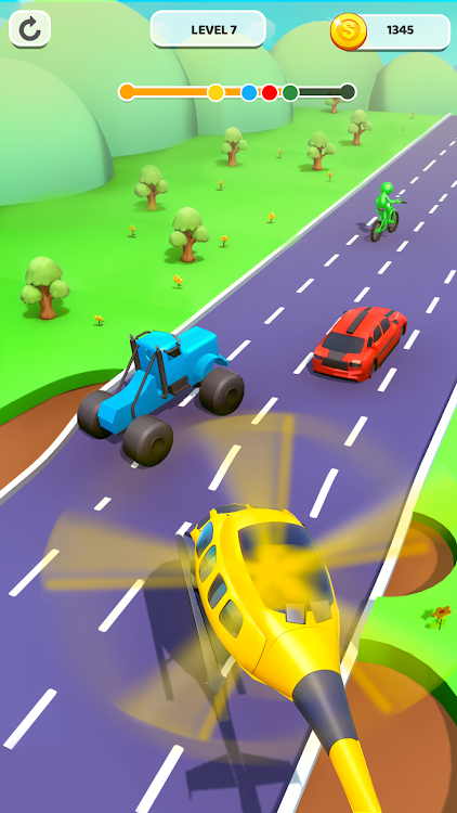 #3. Shape Transform Shifting Races (Android) By: AppsInteractive