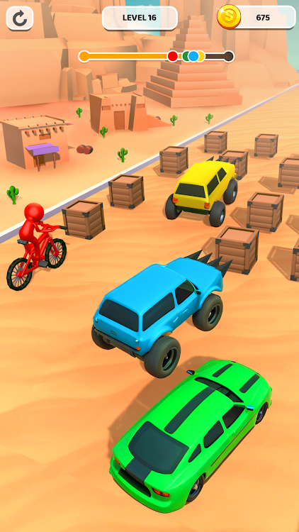 #4. Shape Transform Shifting Races (Android) By: AppsInteractive