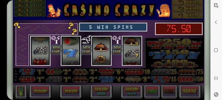 #5. CASINOCRAZY Club Fruit Machine (Android) By: Cashman_eq