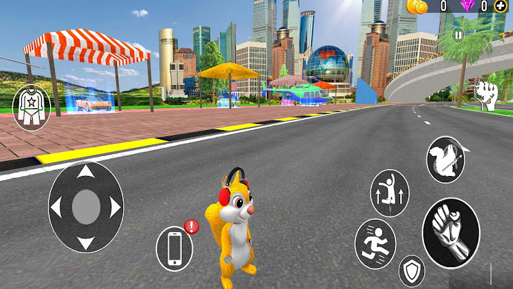 #7. Squirrel Open World (Android) By: Getflynz