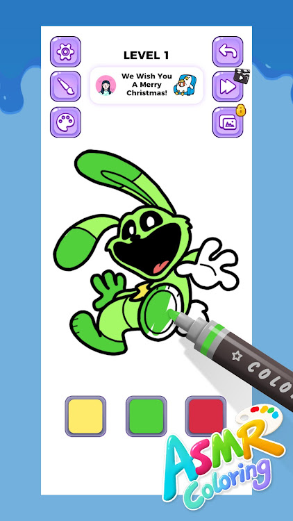 #9. ASMR Coloring (Android) By: SYNTHJOY GAMES