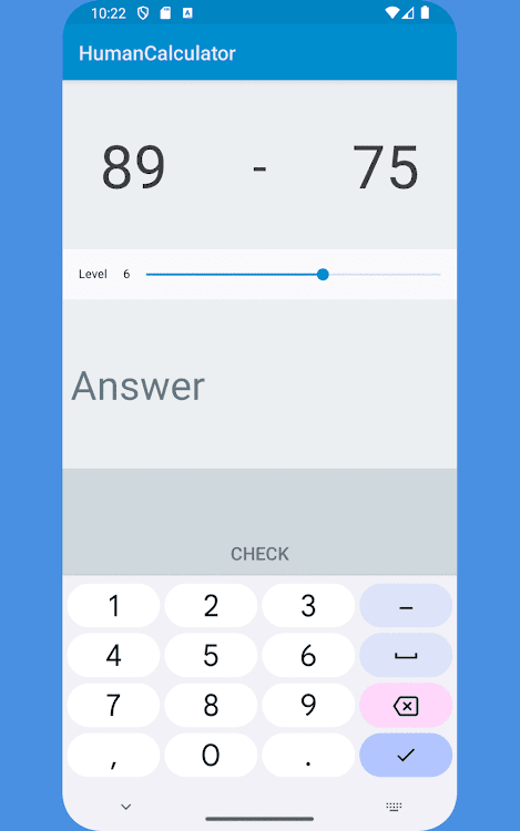 #2. HumanCalculator (Math Trainer) (Android) By: K-DEV