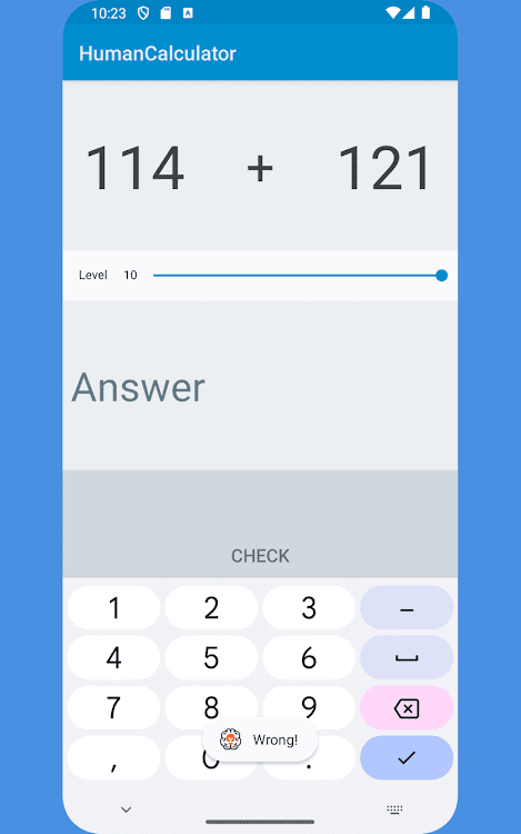 #3. HumanCalculator (Math Trainer) (Android) By: K-DEV