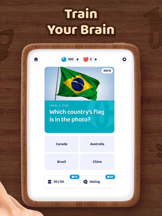 #8. Brain Blitz Trivia－Quiz Test (Android) By: Severex