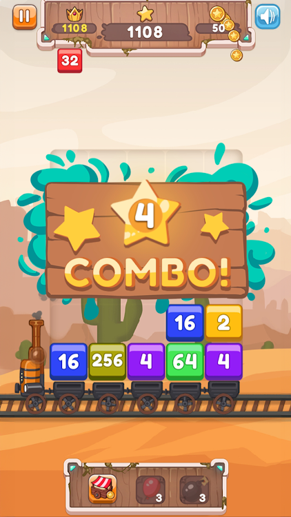 #2. Train 2048 (Android) By: Famobi