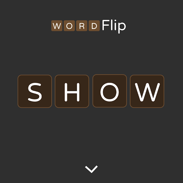 #3. Word Flip (Android) By: Wibity