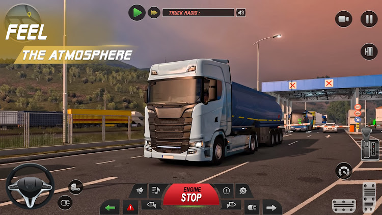 #6. Euro Truck Driving Game 3d (Android) By: Desktechx