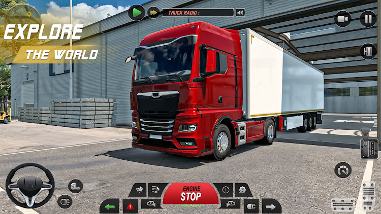 #7. Euro Truck Driving Game 3d (Android) By: Desktechx