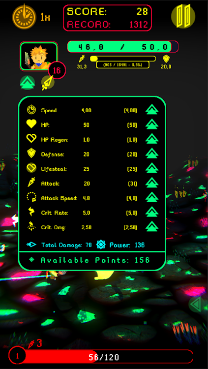 #4. Neon Abyss (Android) By: Quantic Bit