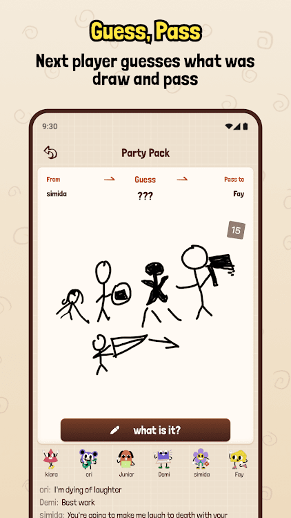 #5. TeleDraw - Whisper Drawing (Android) By: East World Inc.