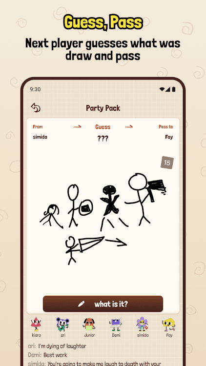 #8. TeleDraw - Whisper Drawing (Android) By: East World Inc.