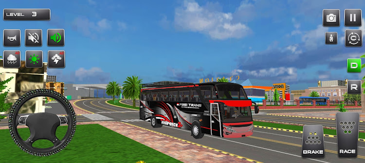 #2. City Coach Bus Driving Game 3d (Android) By: MTS Technologies