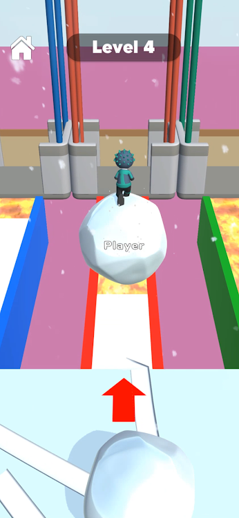 #5. Snow Race 3D: Ice Bridge Run (Android) By: YoZo Global