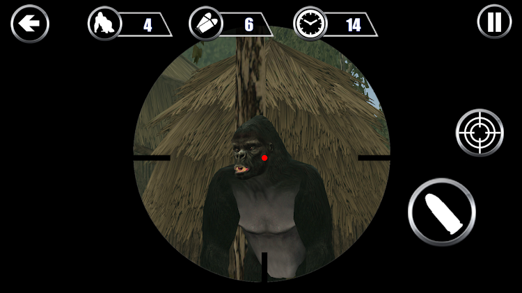 #4. Gorilla Hunter: Hunting games (Android) By: Fog Revolution