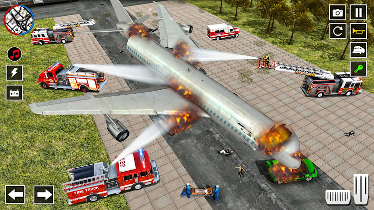 #6. US Firefighter Truck Sim 3d (Android) By: Gaming Switch