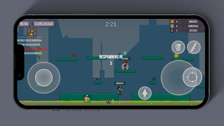 #9. Multiplayer Critical Shooter (Android) By: hardsoftdigital