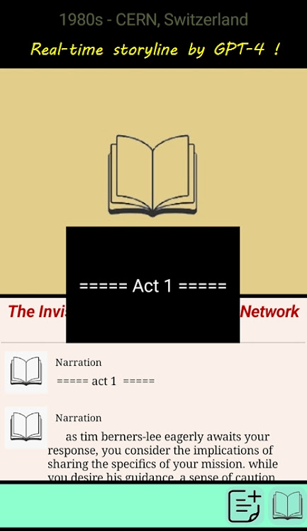 #5. Interactive Fiction 3 (Android) By: Joel FISCHER