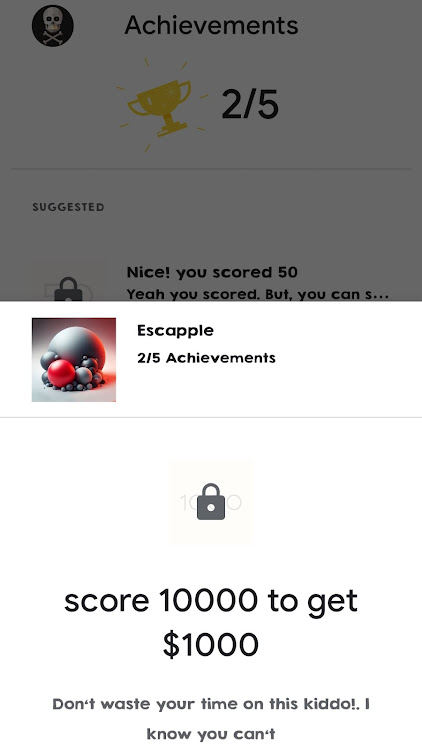 #6. Escapple Elite (Android) By: Applebharath