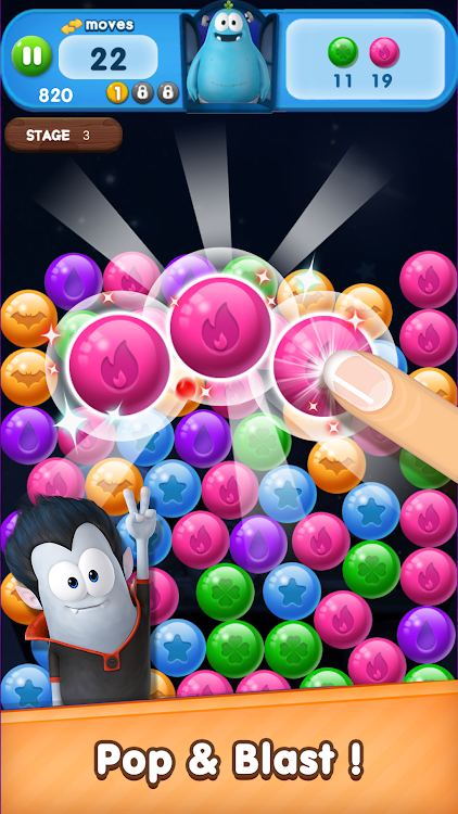 #4. Spookiz Blast:Pop&Blast Puzzle (Android) By: Aura Game Studio