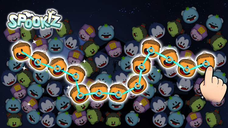 #2. Funny Link Puzzle:Spookiz 2000 (Android) By: Aura Game Studio