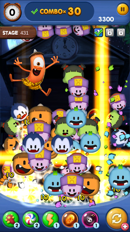 #5. Funny Link Puzzle:Spookiz 2000 (Android) By: Aura Game Studio