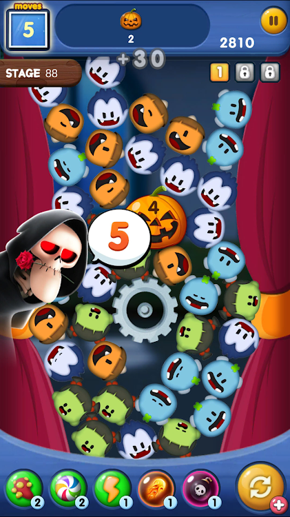 #7. Funny Link Puzzle:Spookiz 2000 (Android) By: Aura Game Studio