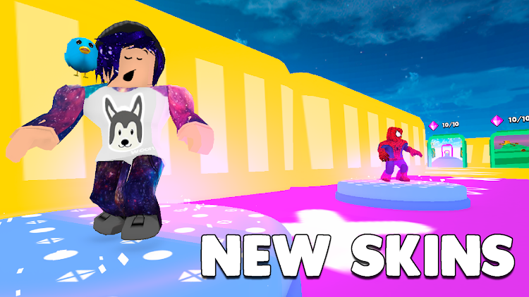 #5. Obby Snowboard Parkour Racing (Android) By: MiniPoP Games