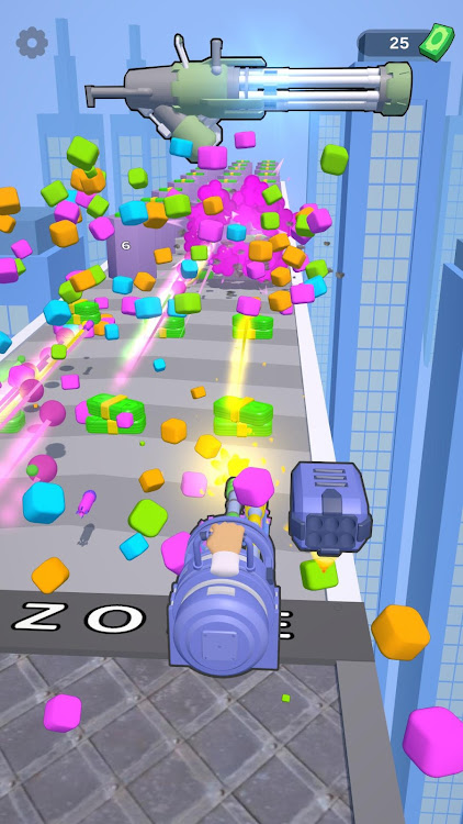 #2. Minigun Rush (Android) By: Mandalina Games