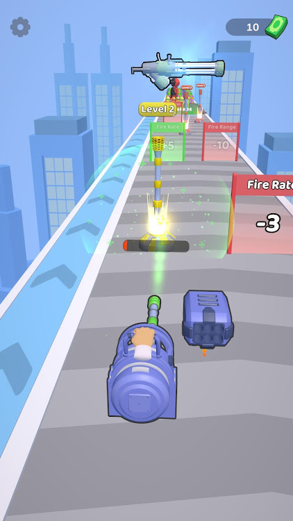 #3. Minigun Rush (Android) By: Mandalina Games