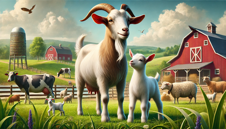 #5. The Goat Life Family Simulator (Android) By: PMS Games