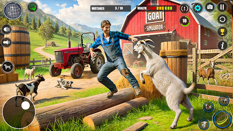 #6. The Goat Life Family Simulator (Android) By: PMS Games