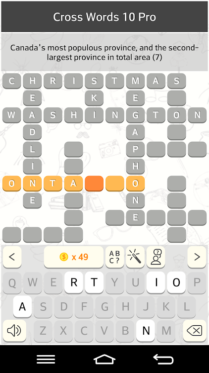 #4. CrossWords 10 Pro (Android) By: Mobi4Hobby