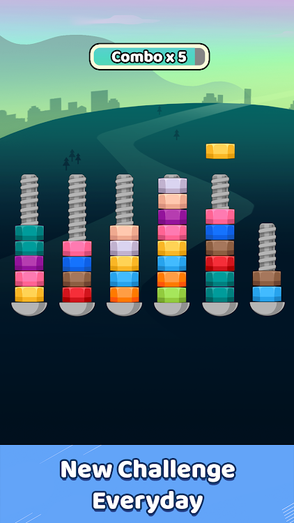 #3. Screw Sorting Quest (Android) By: Global Mobi App LC