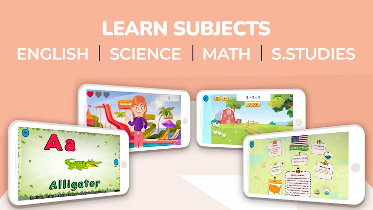 #8. Tiny Genius Kids Learning Game (Android) By: The Learning Apps - Educational Apps for kids