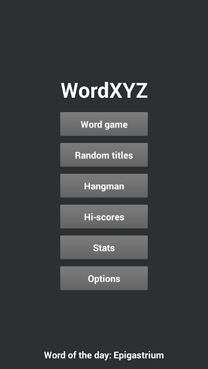 #2. WordXYZ (Android) By: Chupacabra Software