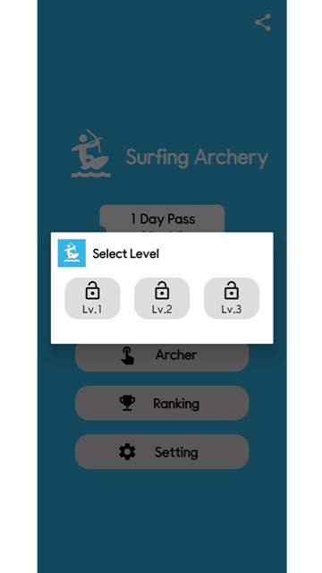 #2. Surfing Archery (Android) By: SHJeong